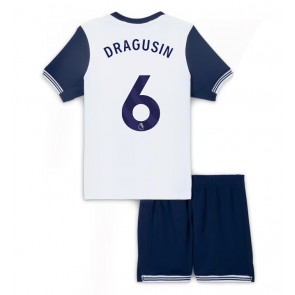 Tottenham Hotspur Radu Dragusin #6 Domaci Dres za Dječji 2024-25 Kratak Rukavima (+ kratke hlače)